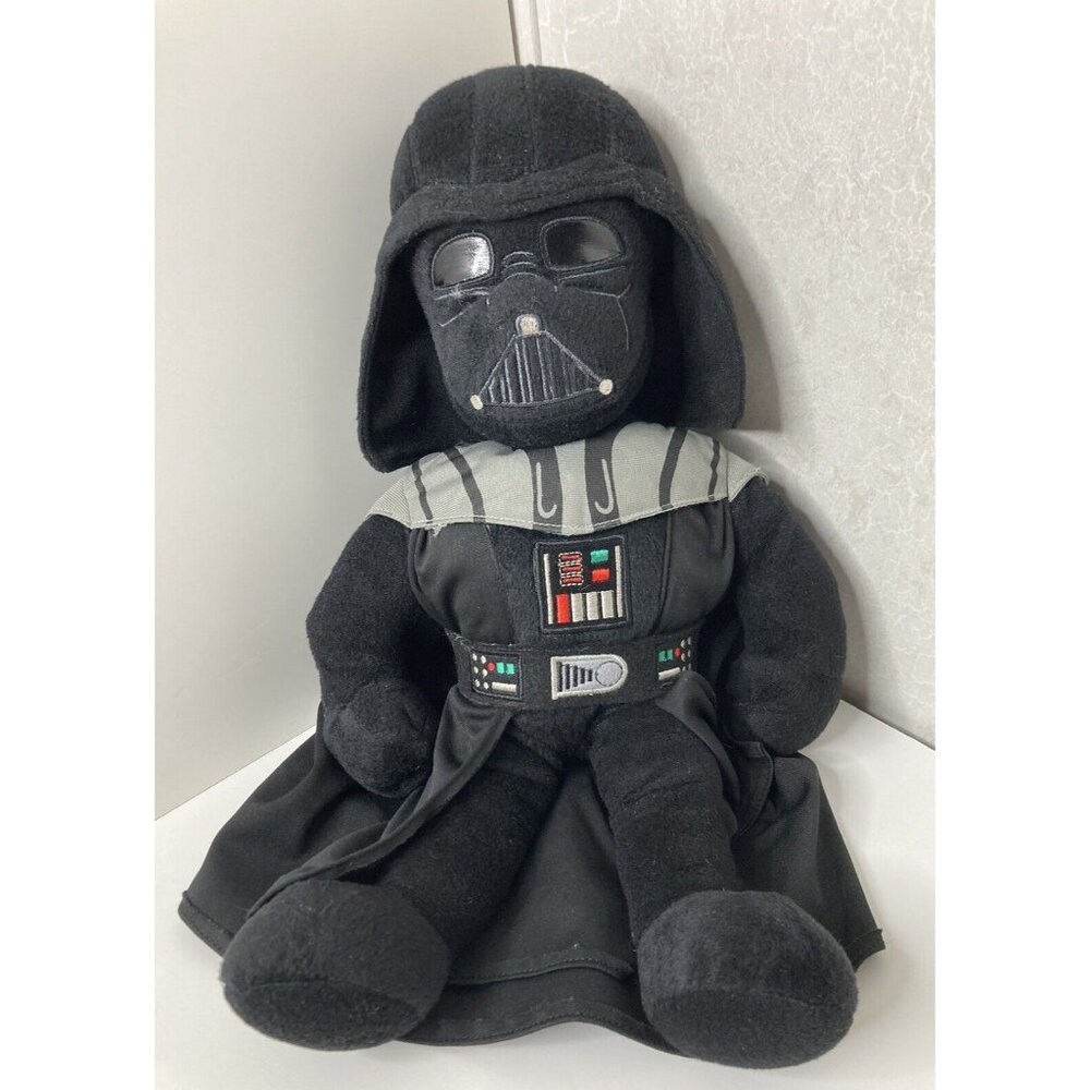 Star Wars Darth Vader AI Plush Character Backpack 20” Zip Up Bag Fast Shipping